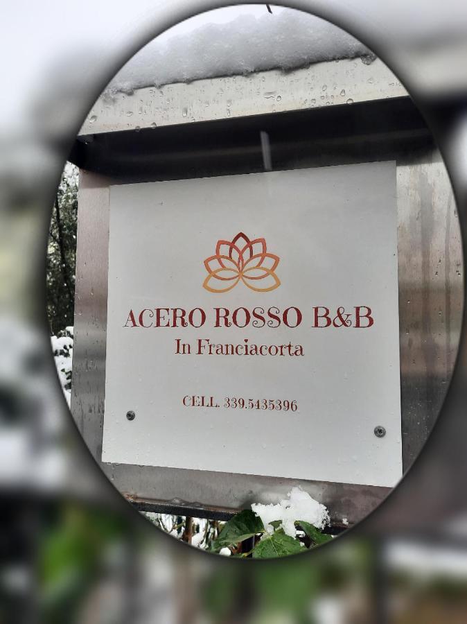 Acero Rosso B&B In Franciacorta エルブスコ エクステリア 写真